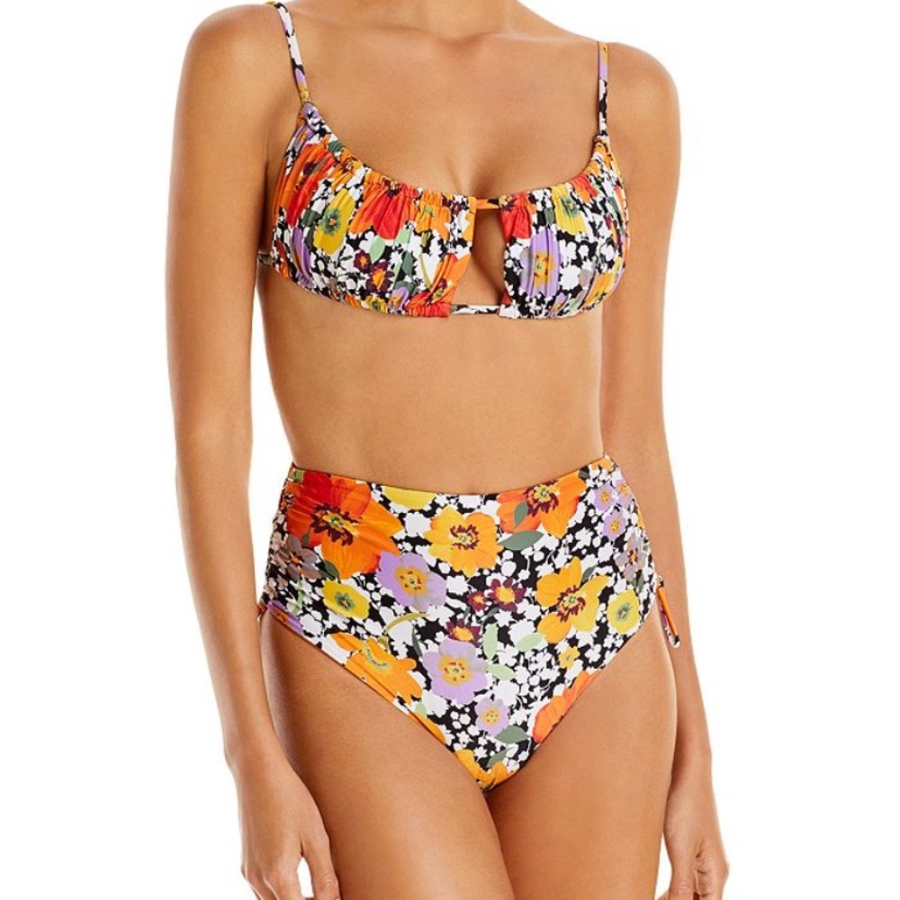 L*Space Teri high waisted floral bikini set